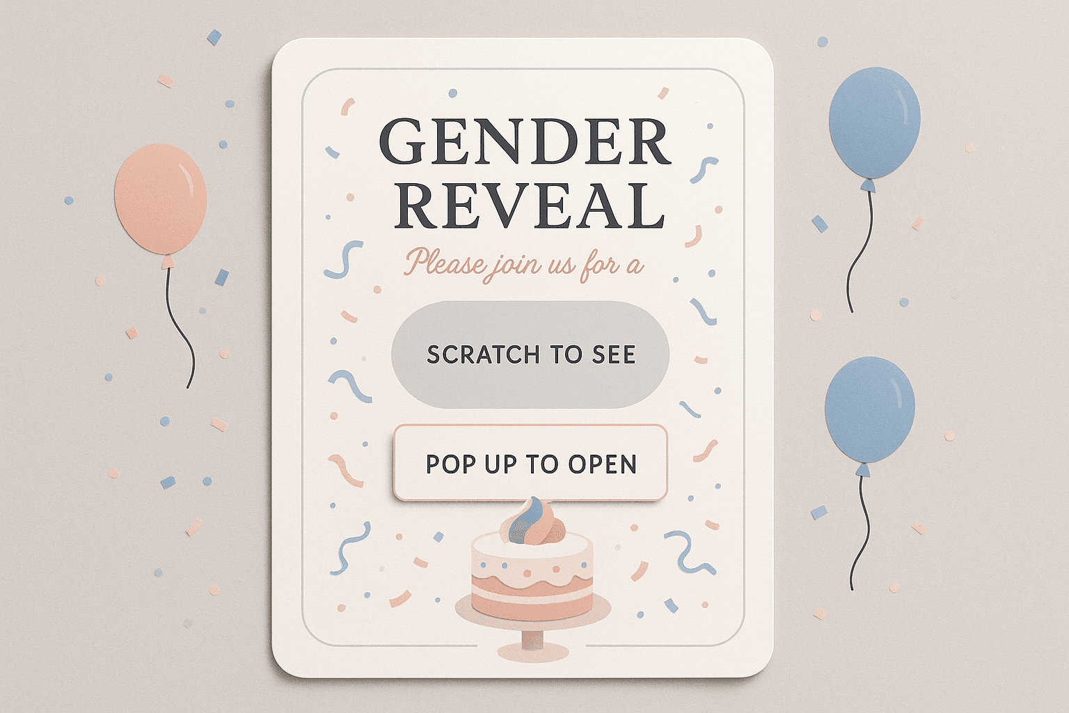 5 Trends in Gender Reveal Templates 2025