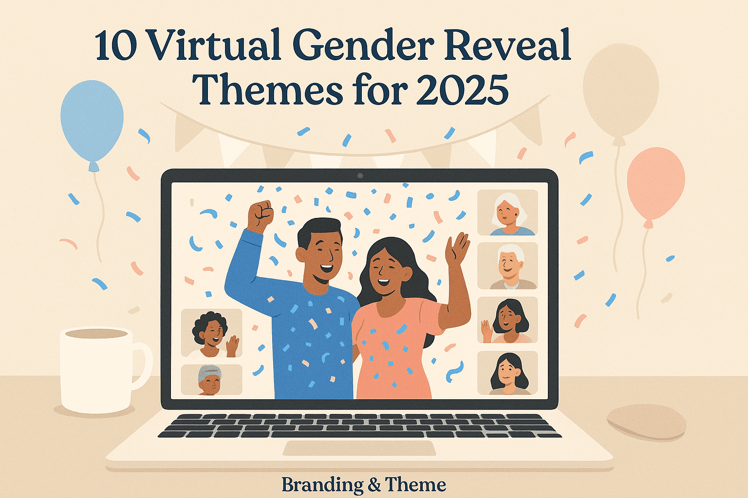 10 Virtual Gender Reveal Themes for 2025