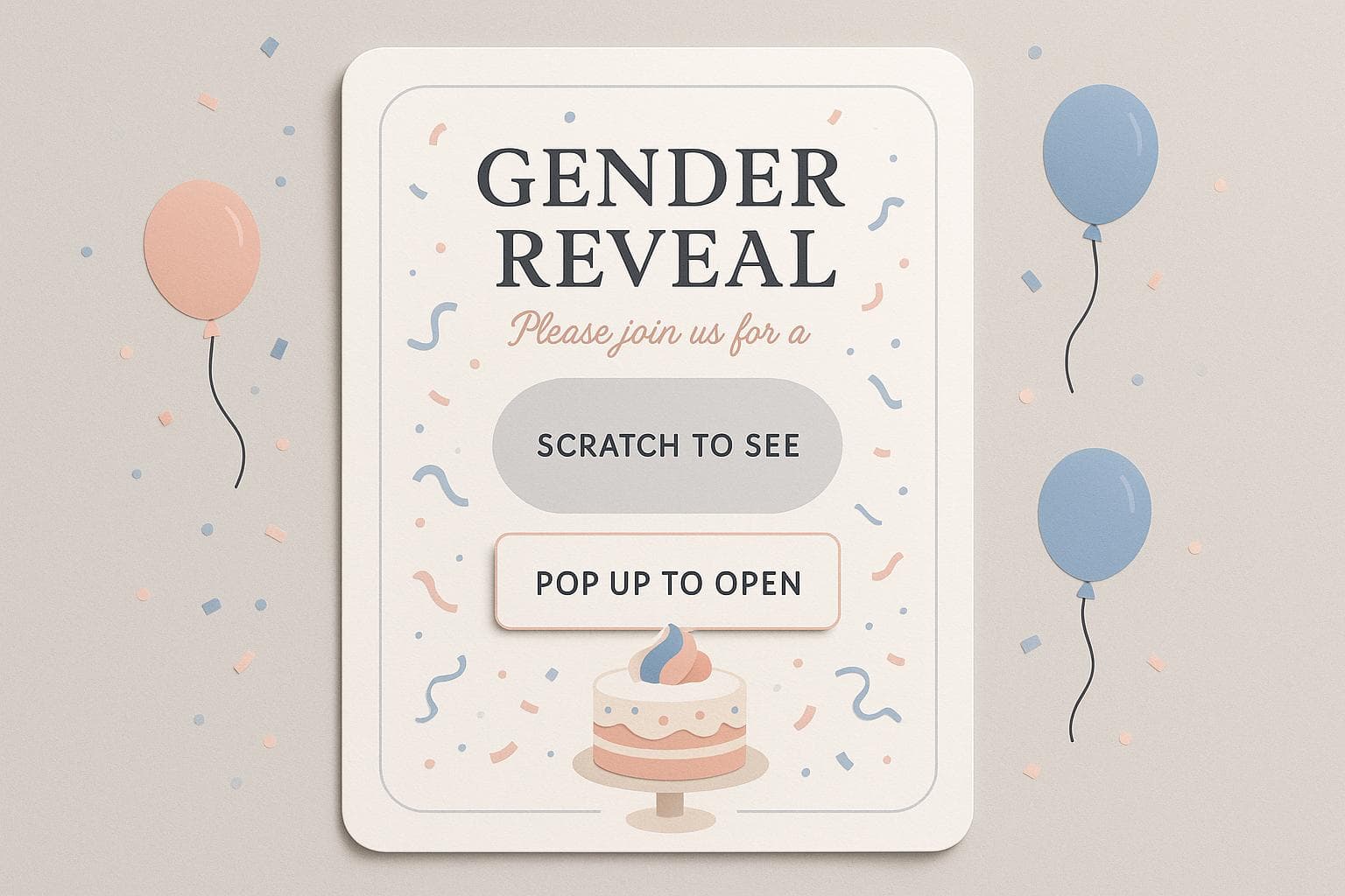 5 Trends in Gender Reveal Templates 2025