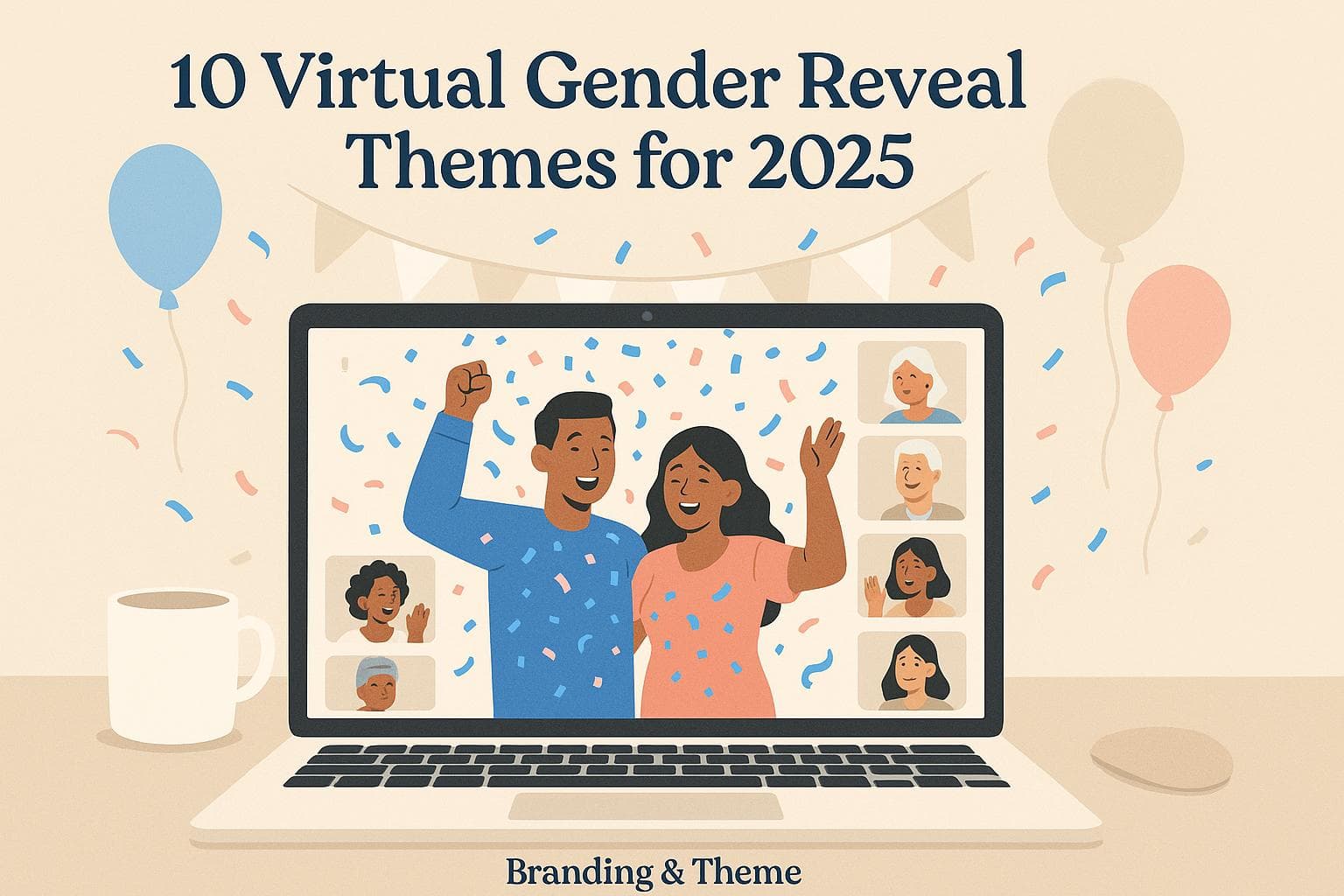 10 Virtual Gender Reveal Themes for 2025