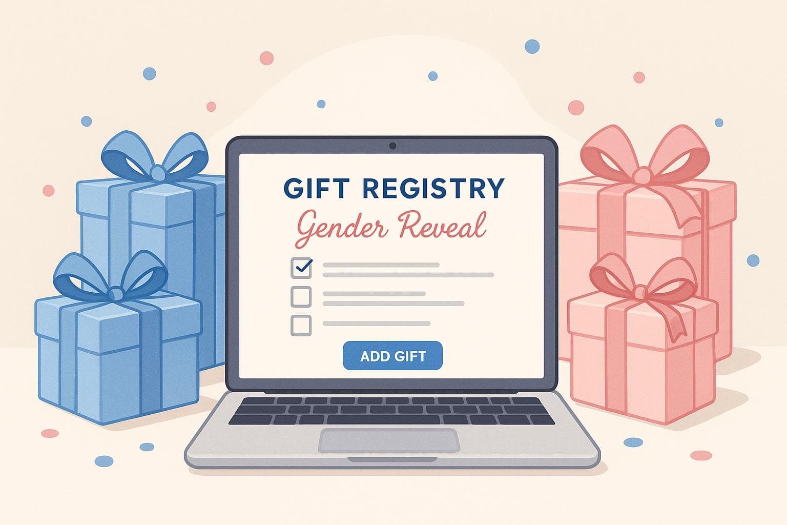 How Gift Registries Work for Gender Reveals