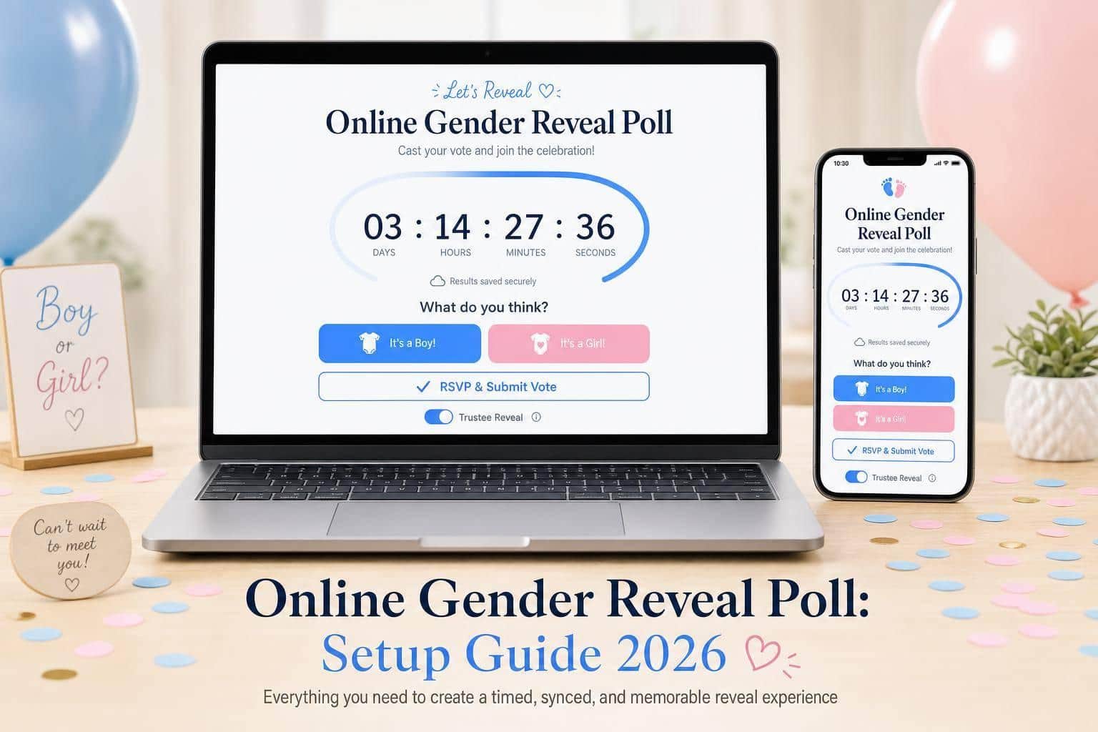 Online Gender Reveal Poll: Setup Guide 2026