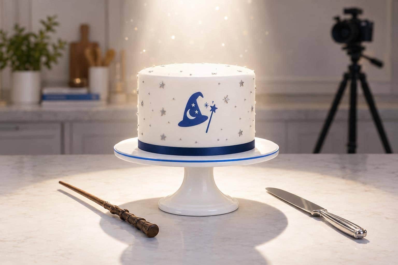 Hidden Fill Cakes for Wizard Gender Reveals